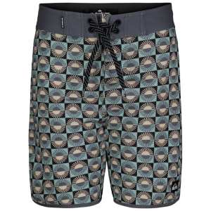 Quiksilver Boys' SurfSilk Scallop Board Shorts, Size 8, Jade Grey
