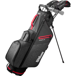 Wilson Wilson Profile 14-Piece Stand Bag Complete Set, Right Hand, Men's, Black/Grey/Red - $599.99 at DICK'S Sporting Goods