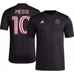 Adidas adidas Adult Inter Miami CF Lionel Messi #10 Black T-Shirt, Men's, Large - $50.00 at DICK'S Sporting Goods