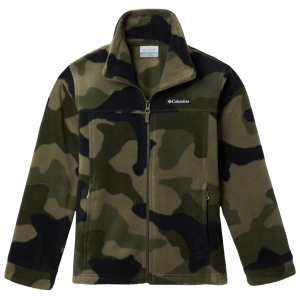 Columbia Boys' Zing III Fleece Jacket, Large, Stone Green Mod Camo