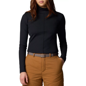 Columbia Women's Wallowa Cropped Long Sleeve Shirt, Medium, Black