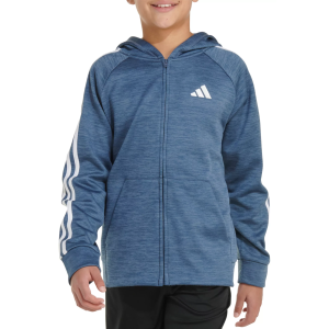 adidas Boys' Game & Go Full-Zip Jacket, Small, Preloved Ink Heather