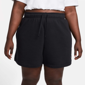 Nike Women's Sportswear Club Fleece Mid-Rise Shorts (Plus Size), 1X, Black