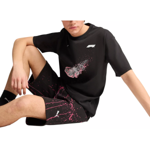 Puma PUMA Men's Formula 1 Ferrari Black Colorsplash Graphic T-Shirt, XL - $50.00 at DICK'S Sporting Goods