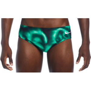 Nike Men's Digi Haze Swim Brief, Size 28, Court Green