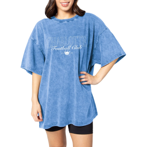 Chicka-D chicka-d Women's Charlotte FC Cobalt The Band T-Shirt, Small/Medium, Blue - $50.00 at DICK'S Sporting Goods