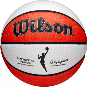 Wilson Wilson WNBA Authentic Indoor/Outdoor Basketball 28.5", 28.5 inches, Orange - $49.99 at DICK'S Sporting Goods