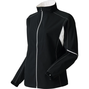 FootJoy Women's HydroLite Golf Rain Jacket, XS, Black