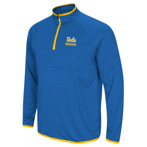 Colosseum Men's UCLA Bruins Blue 1/4 Zip Pullover, XL