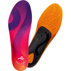 Move All Day - Ultimate Comfort and Recovery Insole, Men's, M6-6.5/W7.5-8, Orange/Red/Purple