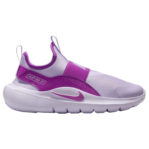 Nike Kids' Grade School Flex Runner 4 Shoes, Size 4.5, Volt/Purple