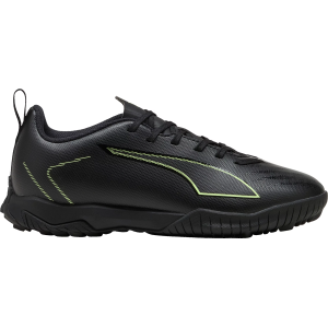 PUMA Kids' Ultra 6 Play Turf Soccer Cleats, Size 1, Black/Green