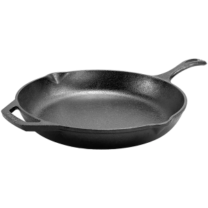 Lodge Chef Collection 13.25" Cast Iron Skillet, Black