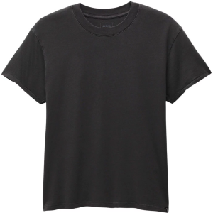 prAna Women's Everyday Vintage-Washed Short Sleeve T-Shirt, Large, Charcoal
