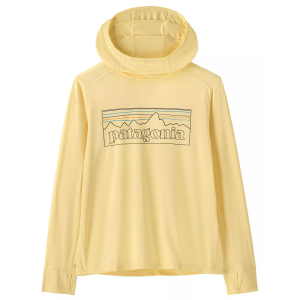 Patagonia Kids' Capilene Silkweight Hoodie, Large, Buttercup Yellow