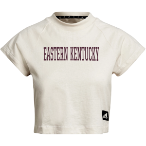Adidas adidas Women's Eastern Kentucky Colonels Brown Cropped T-Shirt, Medium - $49.00 at DICK'S Sporting Goods