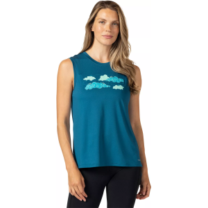 Terry Women's Tech Tank Top, Small, Moroccan/Cloud Surfer
