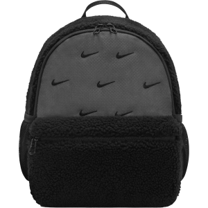 Nike Kids' Brasilia JDI Mini Sherpa Backpack, Black/Black/Black