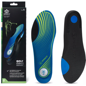 Spenco Women's Golf Stability 5-11 Insoles, Green