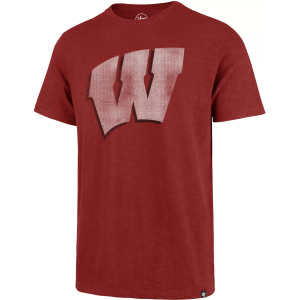 '47 '47 Men's Wisconsin Badgers Red Grit Scrum T-Shirt, Small - $48.00 at DICK'S Sporting Goods