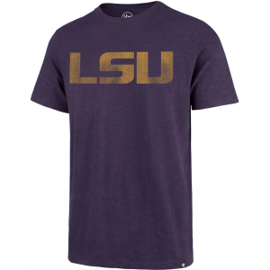 '47 Men's LSU Tigers Purple Grit Scrum T-Shirt, Medium