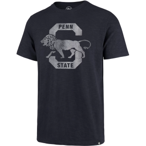 '47 Men's Penn State Nittany Lions Blue Grit Scrum T-Shirt, Small