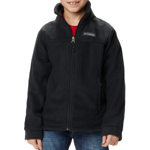 Columbia Boys' Steens Mountain Fleece Jacket, XS, Black