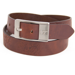 Eagles Wings Virginia Tech Hokies Brandish Belt, Men's, Size 40, Silver