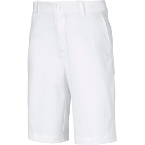 PUMA Boys' Stretch Golf Shorts, Medium, Bright White