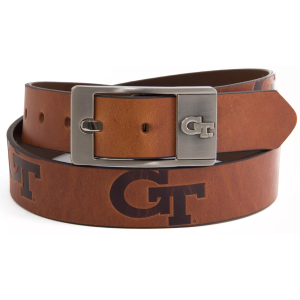 Eagles Wings Eagles Wings Georgia Tech Yellow Jackets Leather Belt, Men's, Size 44, Brown - $45.00 at DICK'S Sporting Goods