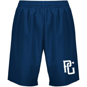 Perfect Game Boys' Showcase Shorts, Small, Navy