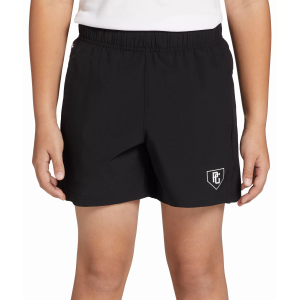 Perfect Game Boys' 5" Showcase Shorts, Large, Black/White