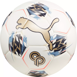 PUMA Christian Pulisic CP10 Ultra Performance Soccer Ball, Size 5, White/Navy/Red