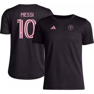 Adidas adidas Youth Inter Miami CF Lionel Messi #10 Black T-Shirt, XL - $45.00 at DICK'S Sporting Goods