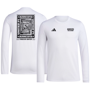 Adidas adidas Men's Minnesota United FC 2025 White Local Warp Long Sleeve T-Shirt, XXL - $22.50 at DICK'S Sporting Goods