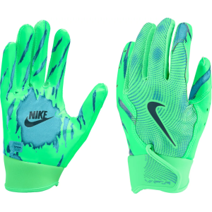 Nike Nike Youth Vapor Jet Iridescent Football Gloves, Kids, Large, Electro Green/Electro Grn - $18.00 at DICK'S Sporting Goods