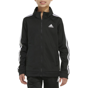 adidas Boys' Iconic Tricot Jacket, Small, Black