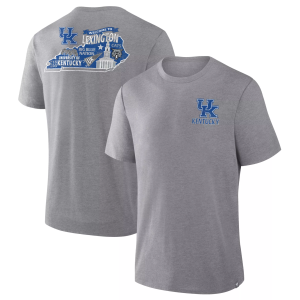 Fanatics NCAA Men's Kentucky Wildcats Athletic Gray Heather Triblend State T-Shirt, Small - $45.00 at DICK'S Sporting Goods