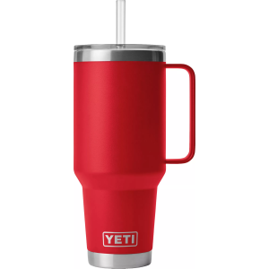 YETI 42 oz. Rambler Mug with Straw Lid, Rescue Red