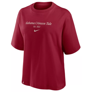 Nike Nike Women's Alabama Crimson Tide Team Crimson Tag Box T-Shirt, Small, Red - $45.00 at DICK'S Sporting Goods