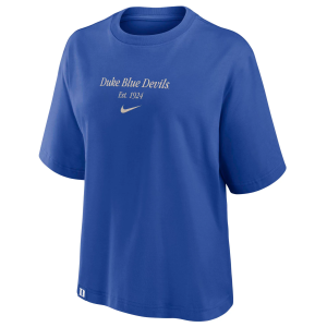 Nike Nike Women's Duke Blue Devils Game Royal Tag Box T-Shirt, Small - $45.00 at DICK'S Sporting Goods
