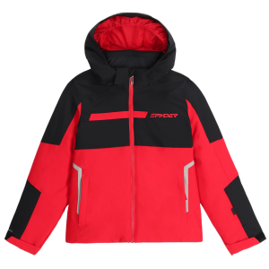 Spyder Boys' Challenger Jacket, Size 8, Spyder Red