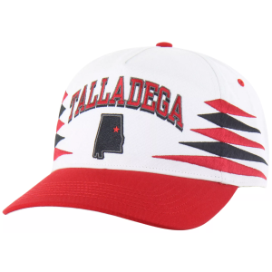 '47 Adult NASCAR White Talladega 500 Diamond Cut Adjustable Hat, Men's