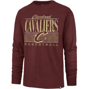 '47 Men's Cleveland Cavaliers Remix Frankie Red Long Sleeve T-Shirt, Large