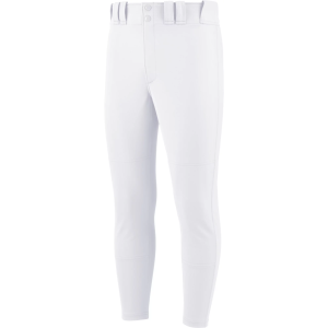 Mizuno Boys' Premier Tapered 'Tweener' Baseball Pants, XS, White
