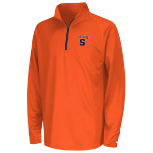 Colosseum Youth Syracuse Orange Orange 1/4 Zip Pullover, Medium