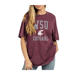 Chicka-D chicka-d Women's Washington State Cougars Merlot The Band T-Shirt, L/XL, Red - $44.99 at DICK'S Sporting Goods