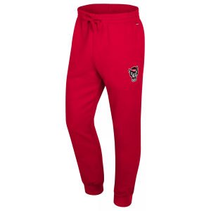 Colosseum Men's NC State Wolfpack Red Charlie Joggers, Medium