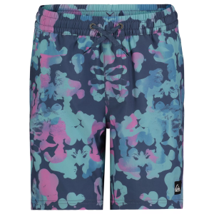 Quiksilver Boys' SurfSilk Mix Volley Swim Shorts, Small, Navy