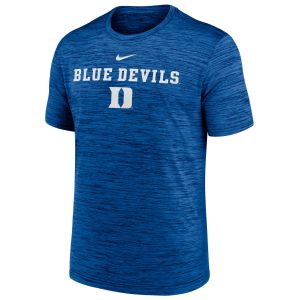 Nike Men's Duke Blue Devils Royal Velocity T-Shirt, Small